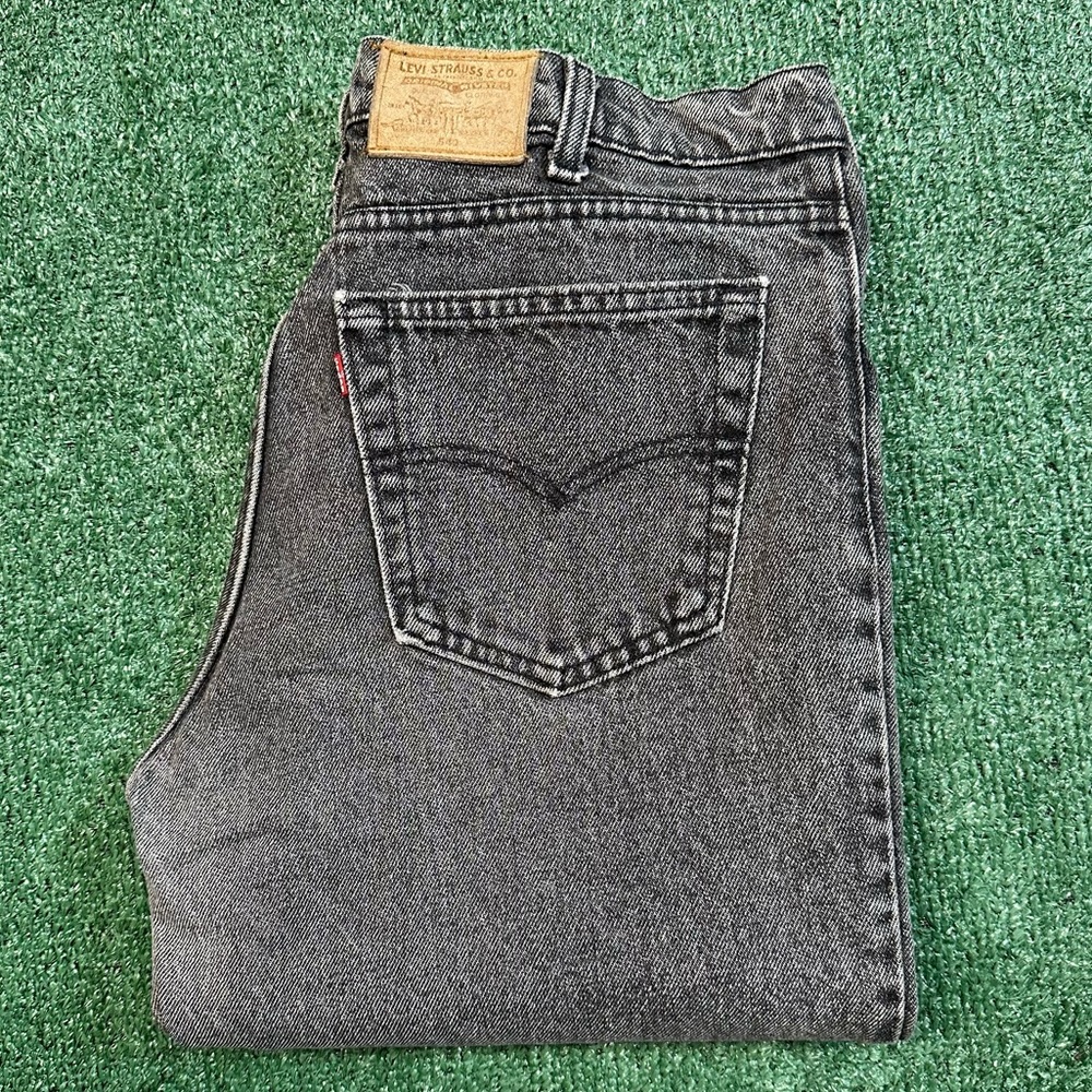 Vintage Levi’s 540 Black Stone Wash Denim Jeans